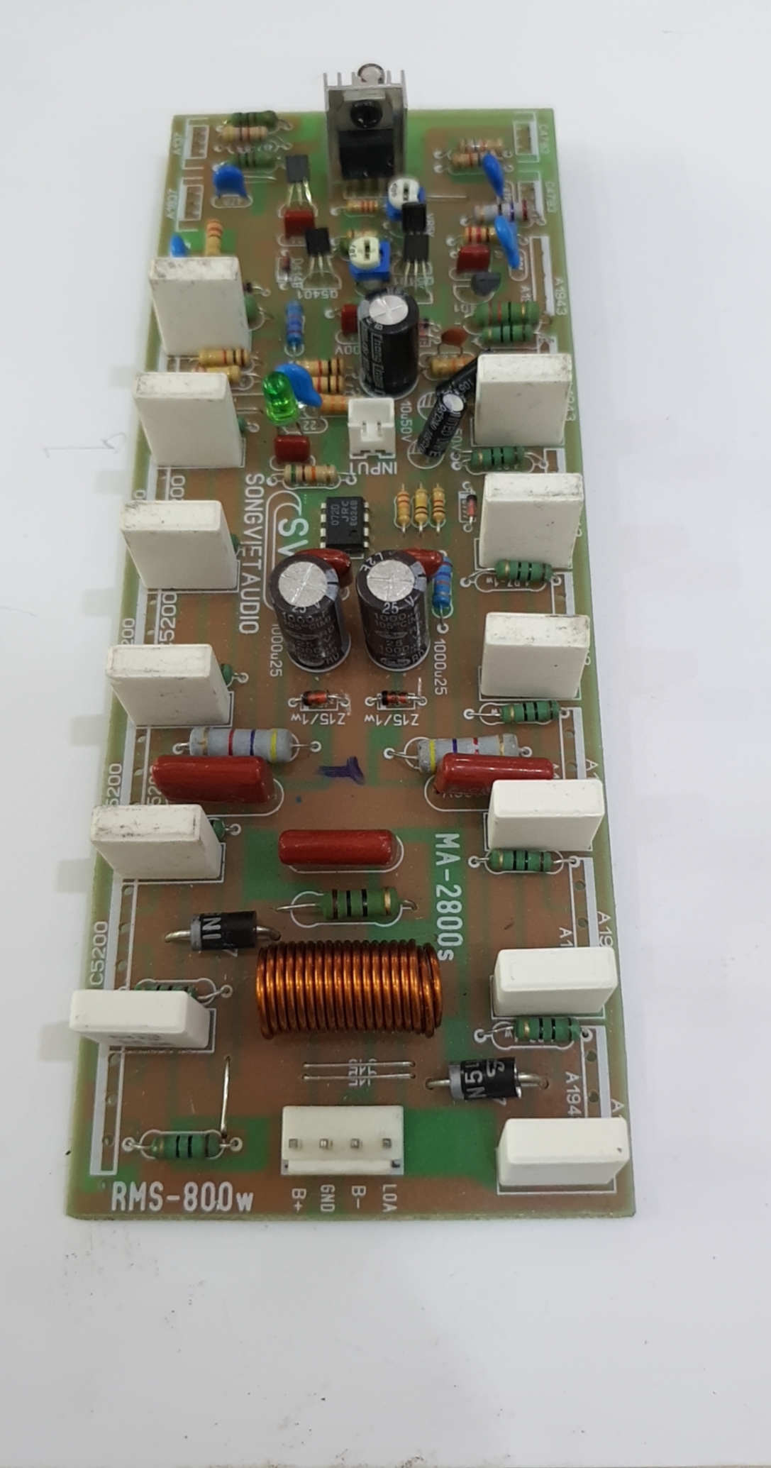 MẠCH CÔNG SUẤT 28 SÒ SỢI THỦY TINH DÙNG LẮP MAIN 2U (2 KÊNH) - 1 CẶP.