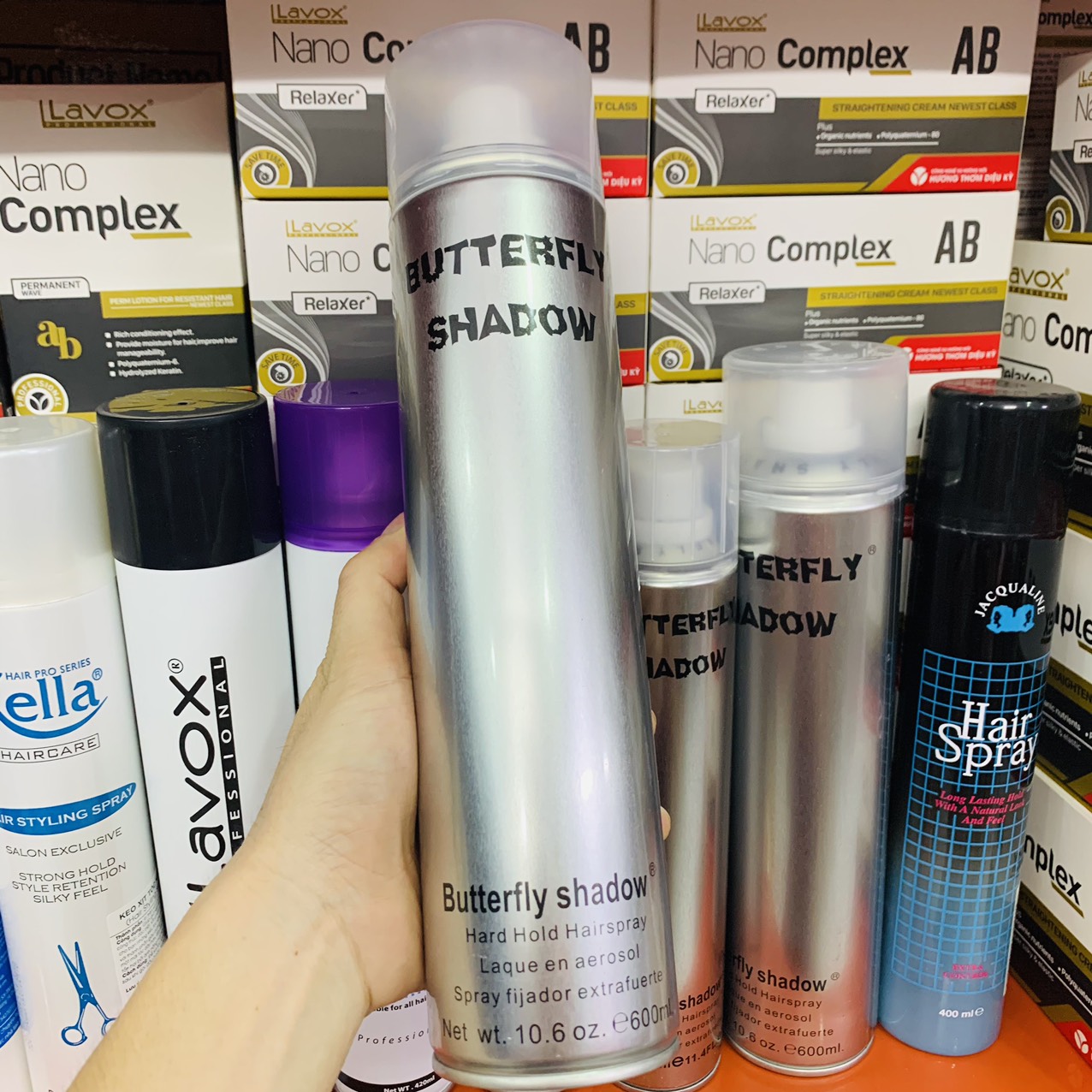 GÔM XỊT TÓC - KEO BẠC 320ml - 600ml