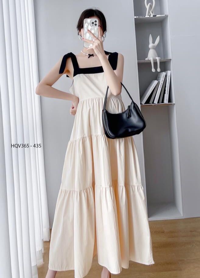 VÁY BẦU SUÔNG SANG CHẢNH-đầm bầu đẹp
