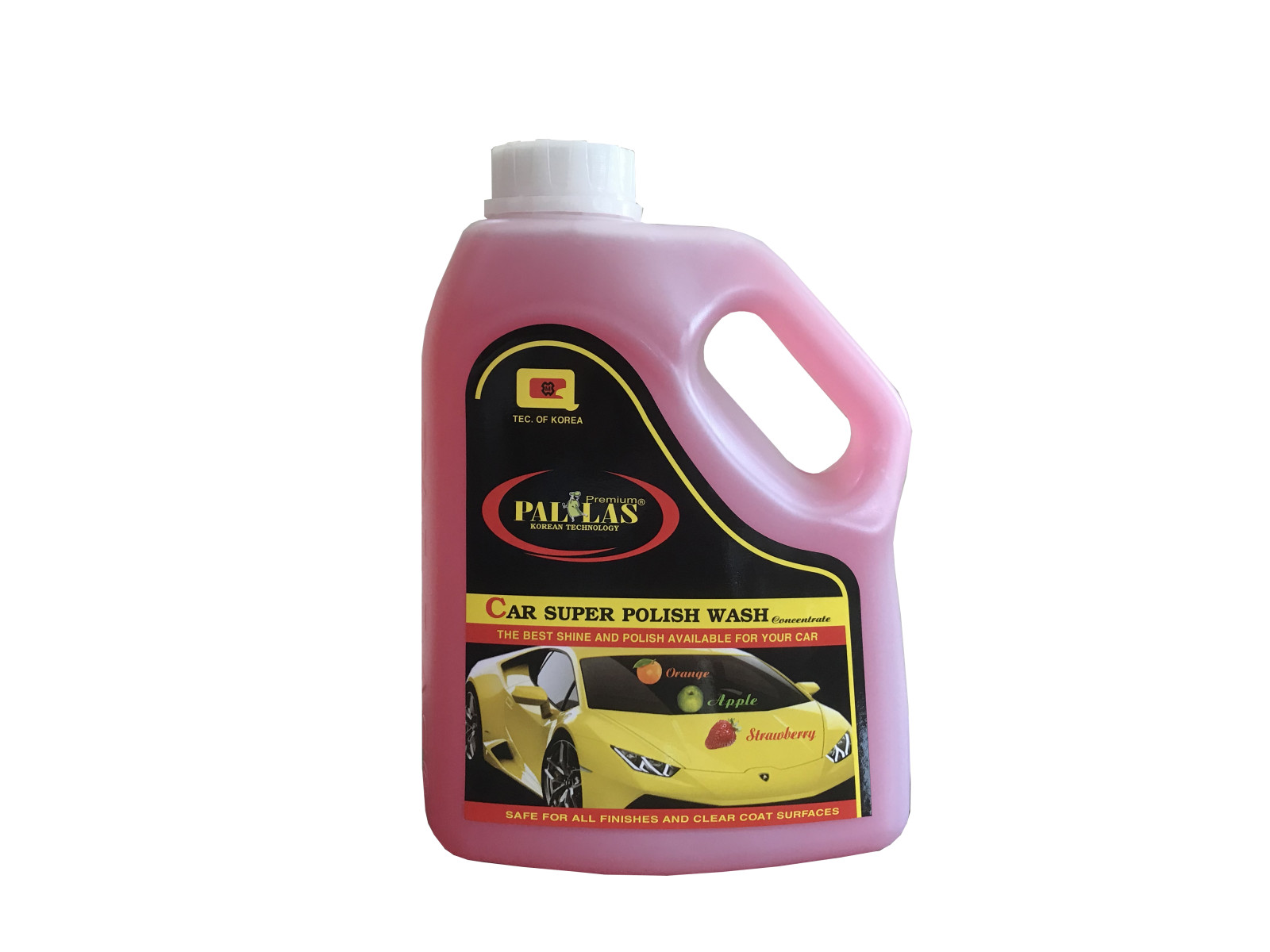 Nước rửa xe bọt tuyết siêu bóng Pallas 1.5L - Pha nước tỷ lệ 1/50 với 3 mùi hương siêu thơm mát Cam Dâu Táo.