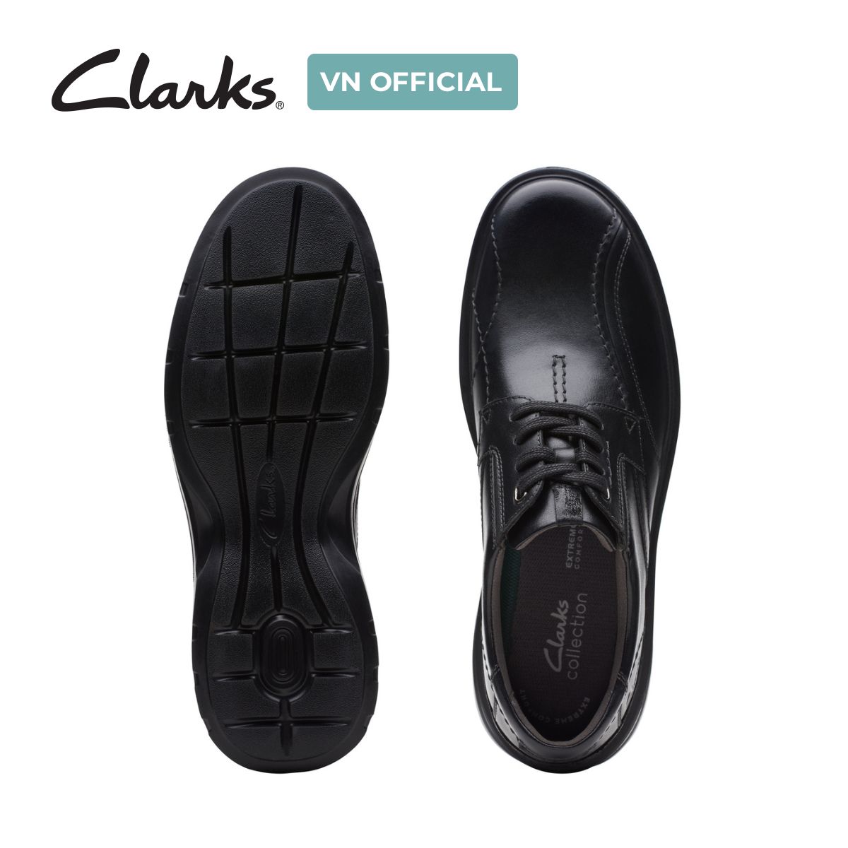 Giày Buộc Dây Da Nam Clarks - Gessler Lace