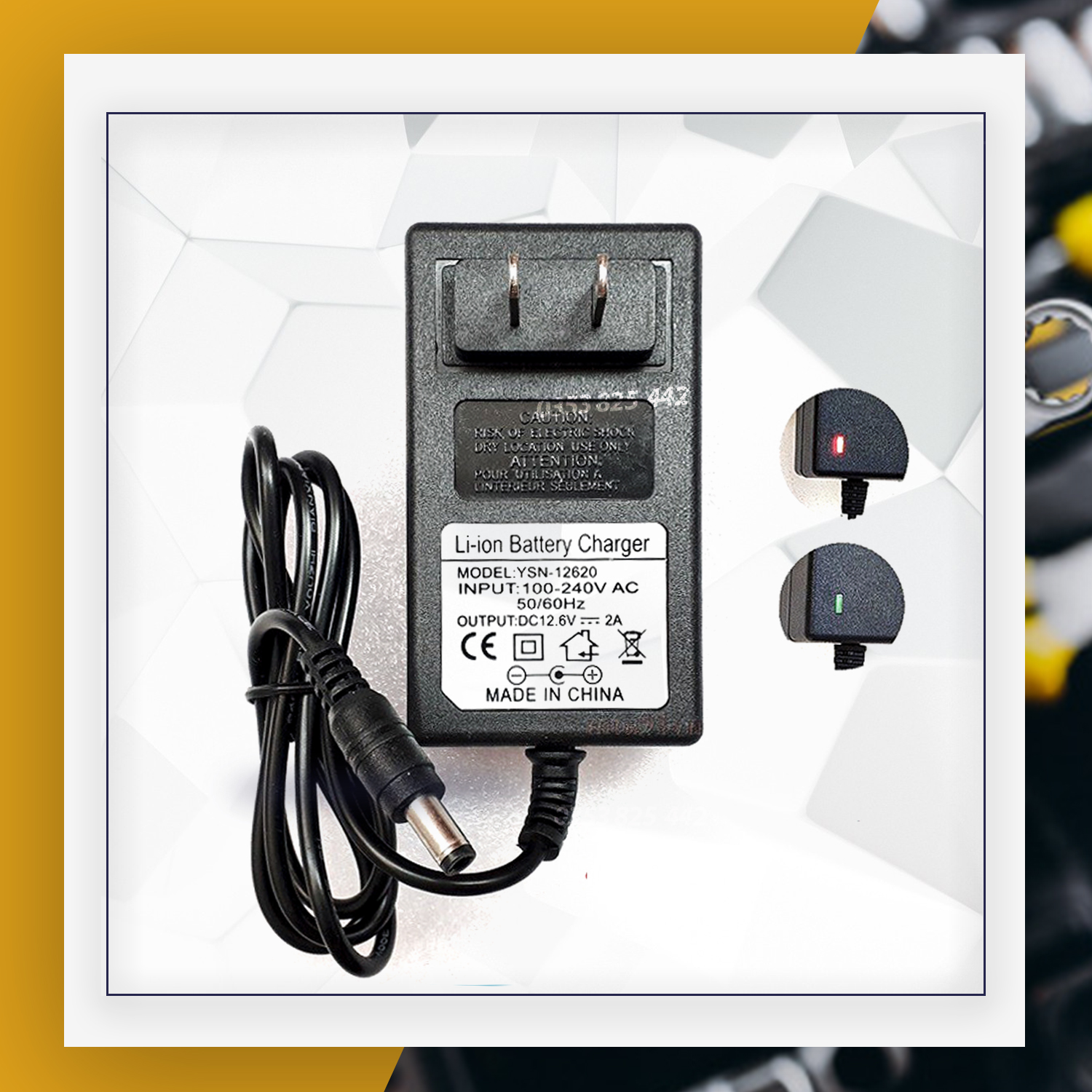Sạc 12v, 21v cho các dòng máy pin 5 cell