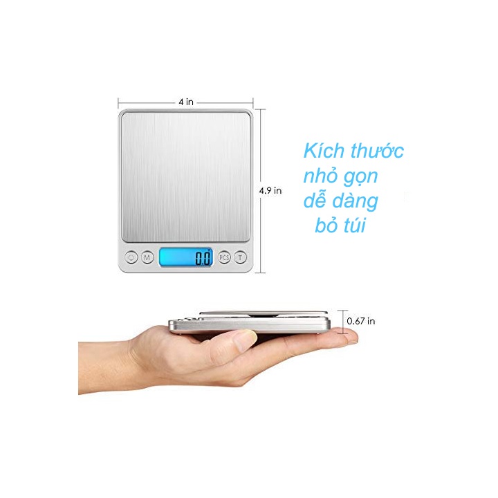 Cân tiểu ly điện tử 3kg