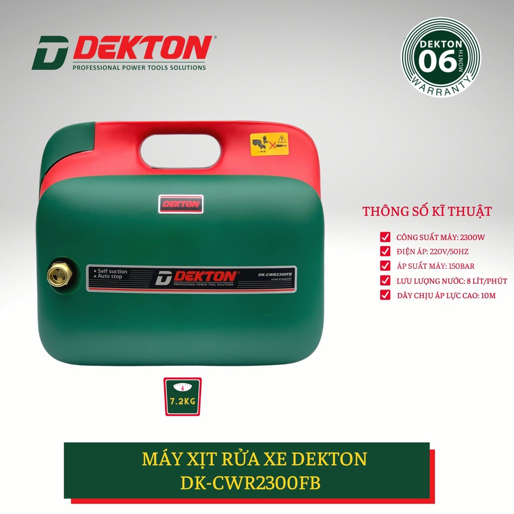 Máy rửa xe DEKTON CWR2300FB (DEKTON TP. HCM)