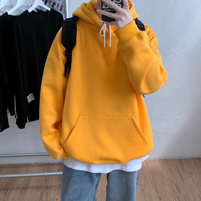 ÁO KHOÁC HOODIE TRƠN 8 MÀU LỰA CHỌN DỄ MẶC DỄ PHỐI ĐỒ TP