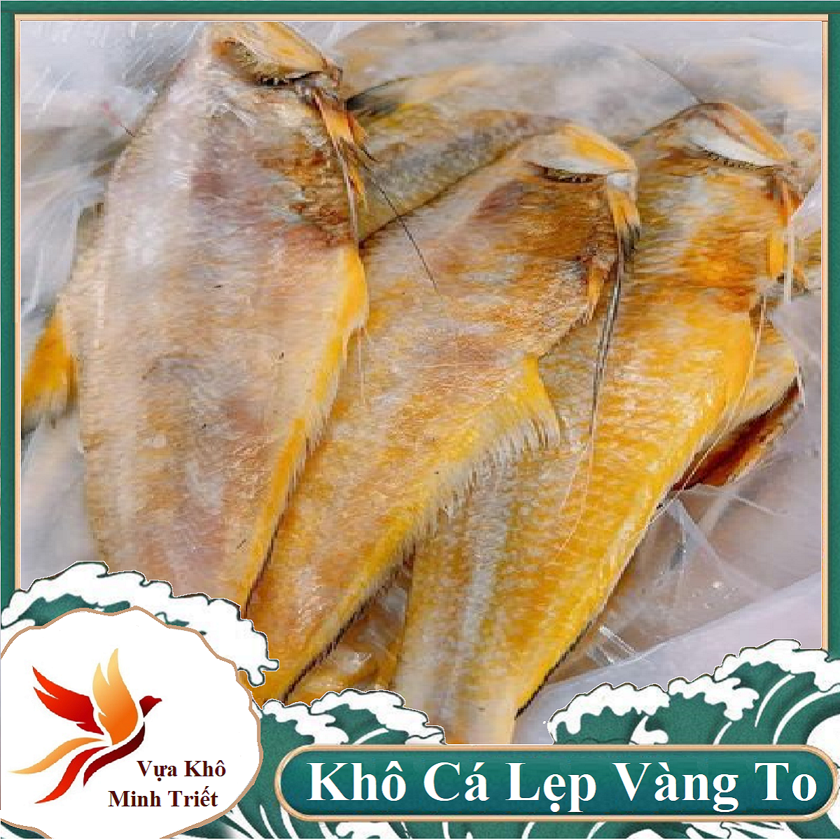 1 kg  Khô Cá Lẹp Vàng Đặc Sản Vàng Cà Mau- Hương Vị Mới Lạ Ngon-Vựa Khô Minh Triết