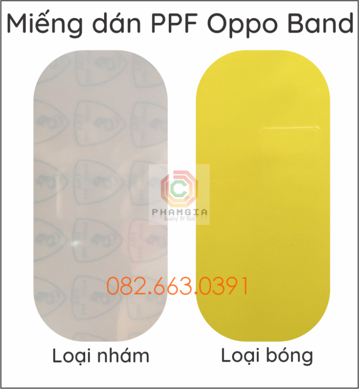 Miếng dán PPF đồng hồ Oppo Band  chống trầy bảo vệ màn hình