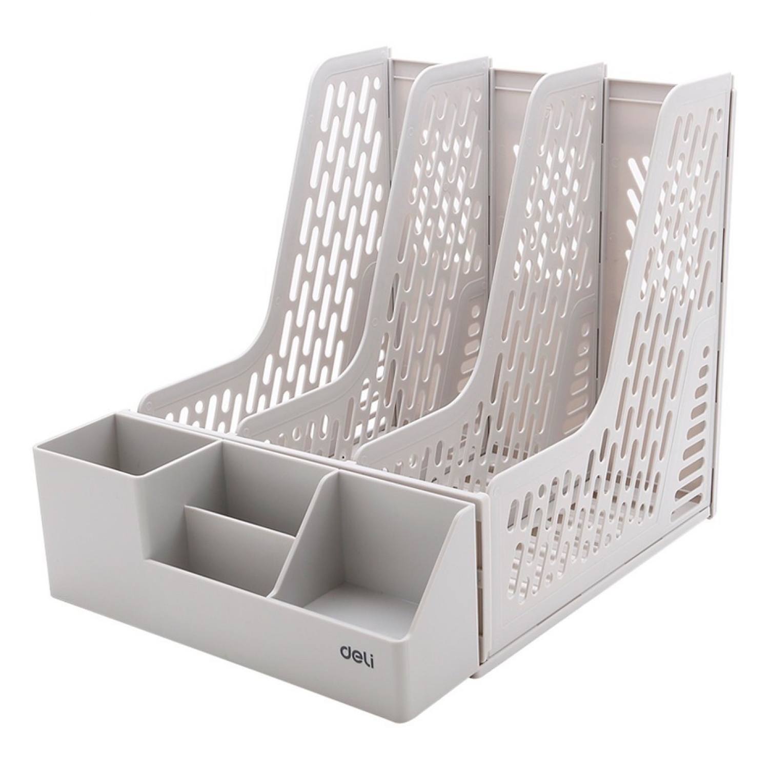 Kệ ráp 3 ngăn có khay cắm bút deli - việt nhật z00112