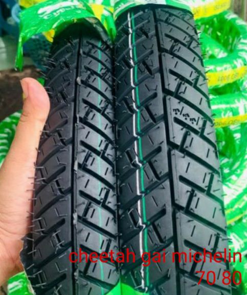 cặp lốp 70/90-17 và 80/90-17 cheetah gai michelin không ruột