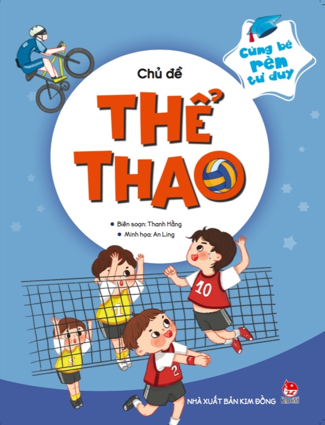 Fahasa - cùng bé rèn tư duy - chủ đề: thể thao