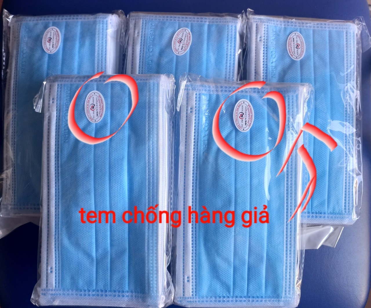 KHẨU TRANG Y TẾ  NHƯ Ý ( HÀNG CAO CẤP ) ( 2 HỘP 100 CÁI ) XANH