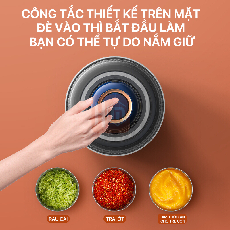 Máy xay thịt đa năng Deerma JR02 - Máy xay thực phẩm