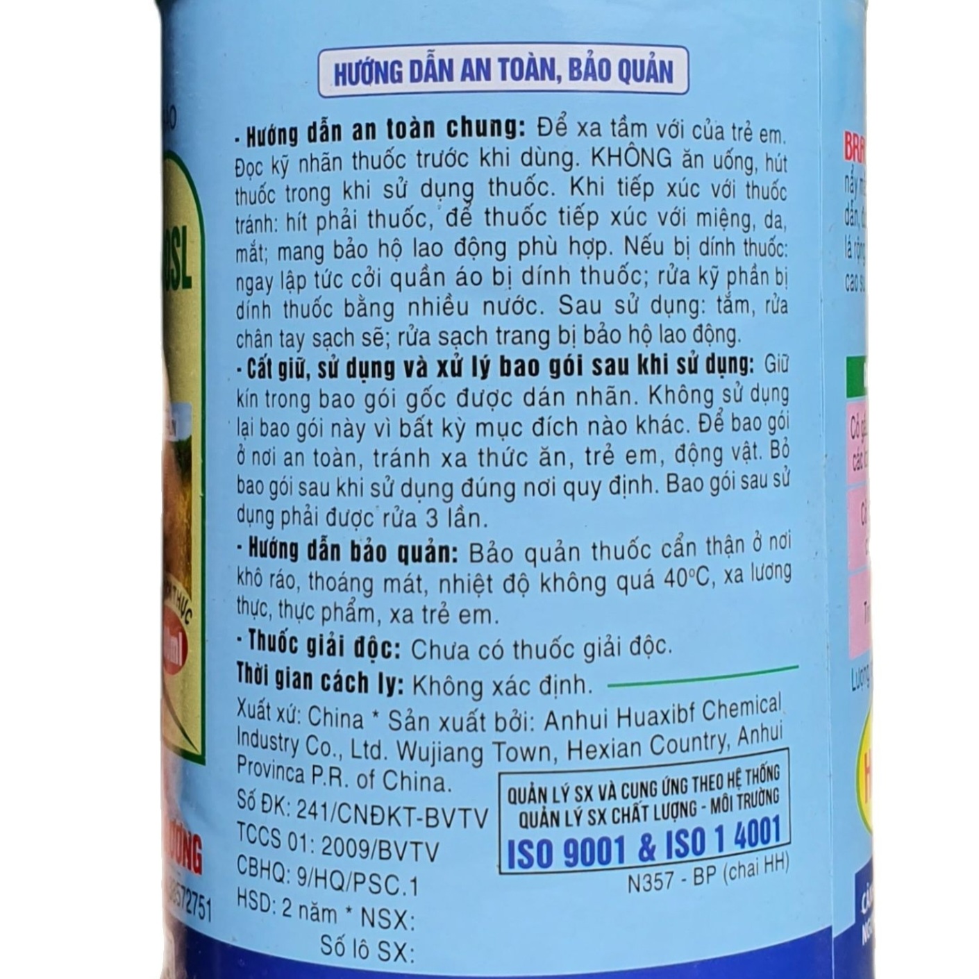 (Combo 5 chai)💎 Thuốc trừ cỏ Lưu Dẫn BRAVO 480SL (900ml)💖 Glyphosate