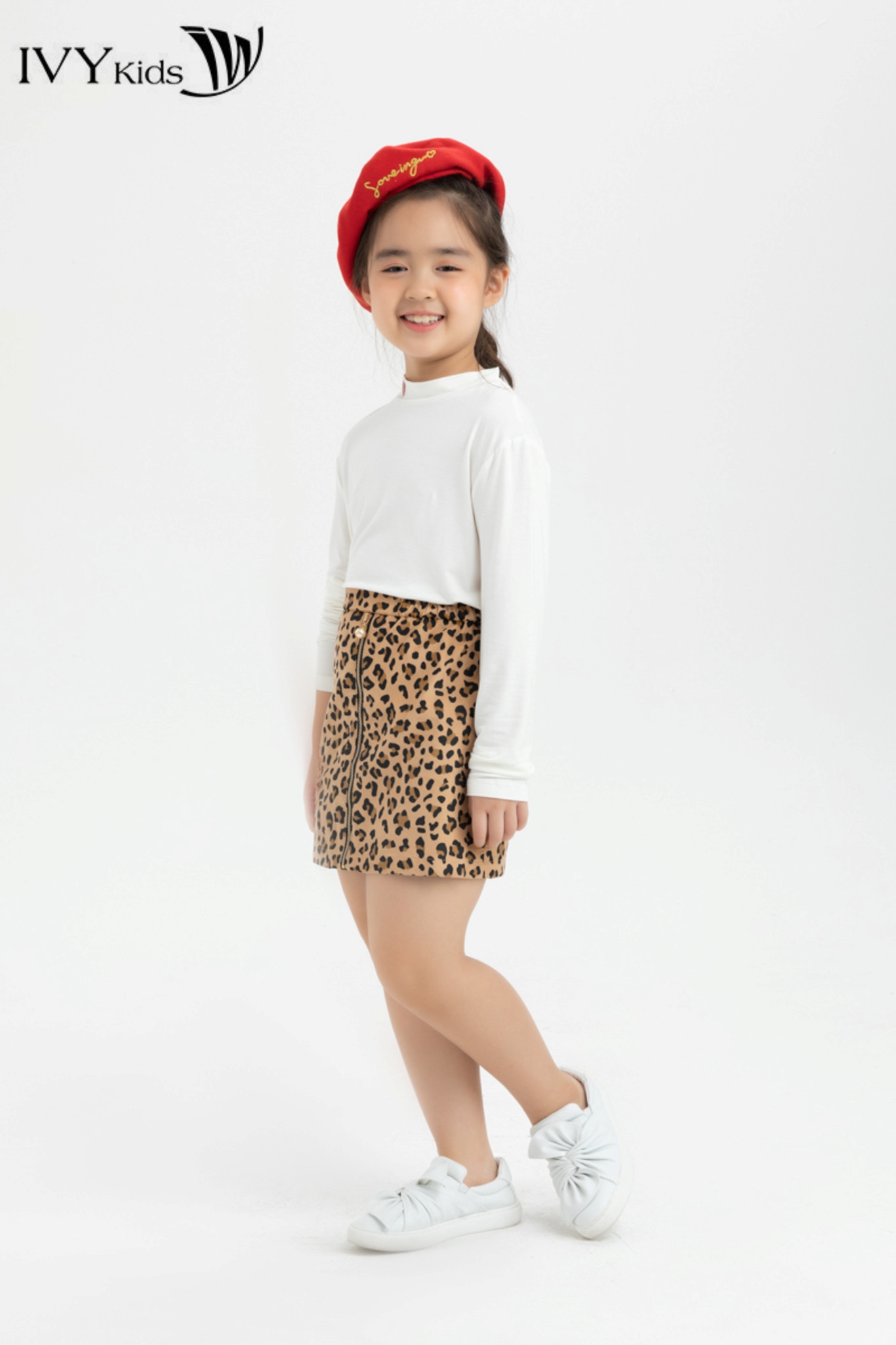 Chân váy nhung 1 lớp IVY moda MS 30G0642