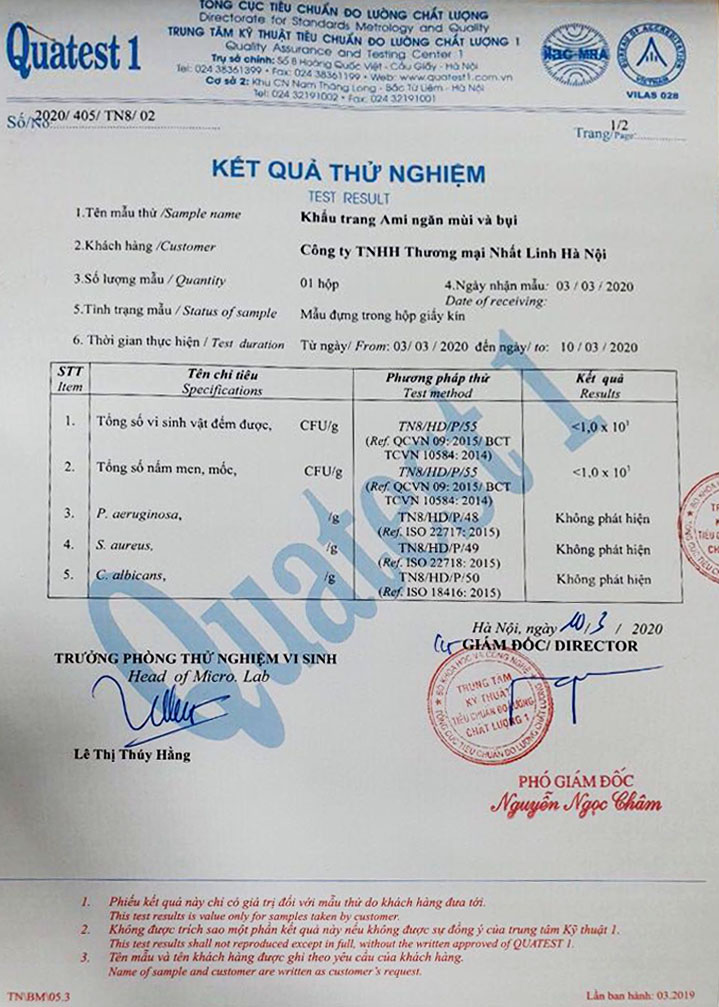 [Hộp 50 chiếc] [4 lớp] [Màu xám] Khẩu trang y tế Ami
