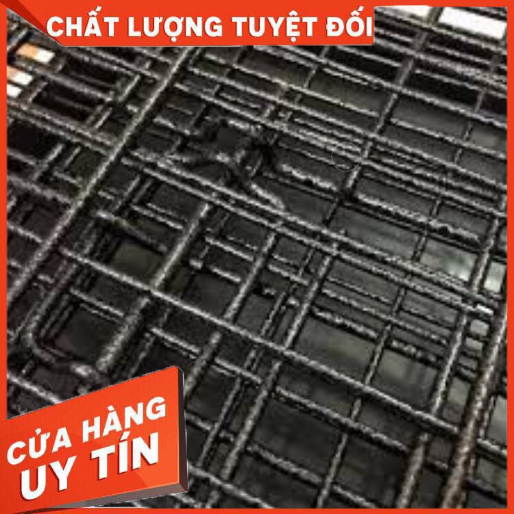 Lồng .s.ắ.t. sơn tĩnh điên cho chó mèo cỡ 1 ( dài 75, rộng 50, cao 50 cm)