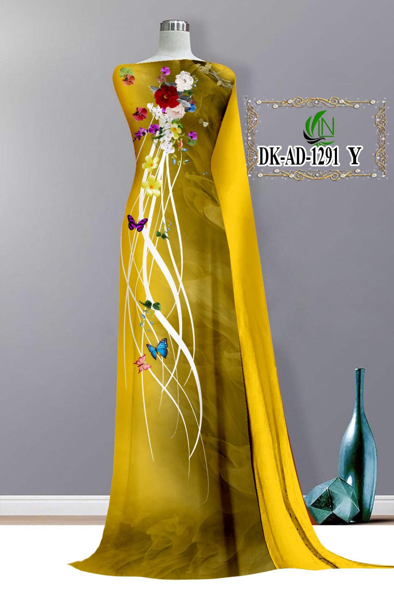 [HCM]Vải Áo Dài 3D Bộ