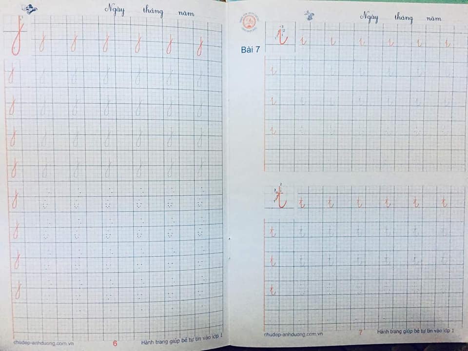 Bước Đầu Tập Viết (2 Cuốn)