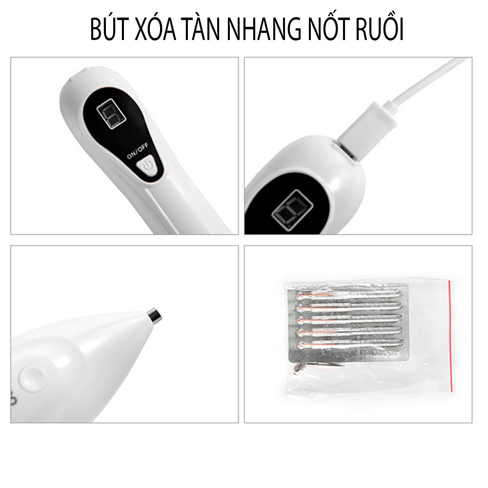 Máy Đốt Nốt Ruồi Laser Mụn Đốt mụn thịt dùng trong spa