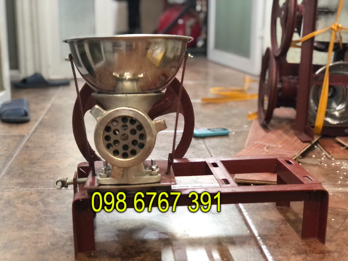 Cối xay xương không mô tơ, Bệ xay đùn tôm cua cá thịt xương thành sợi siêu nhanh siêu nhuyễn