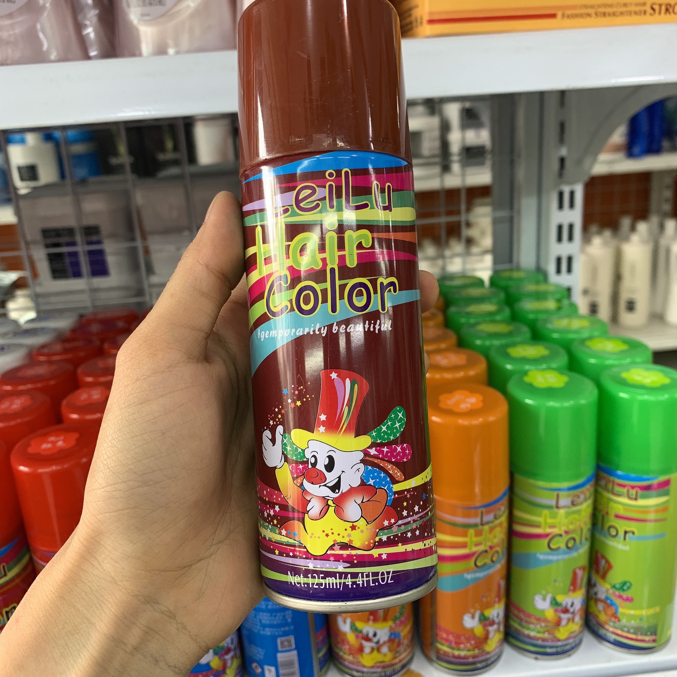 Keo xịt màu tóc tạm thời 125ml