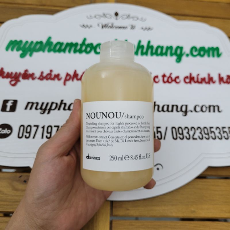 Dầu gội davines nounou, minu, melu, love smoothing, love curl 250ml