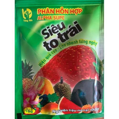phân bón lá siêu to trái BỘ 2 gói (GÓI LỚN 20GR)