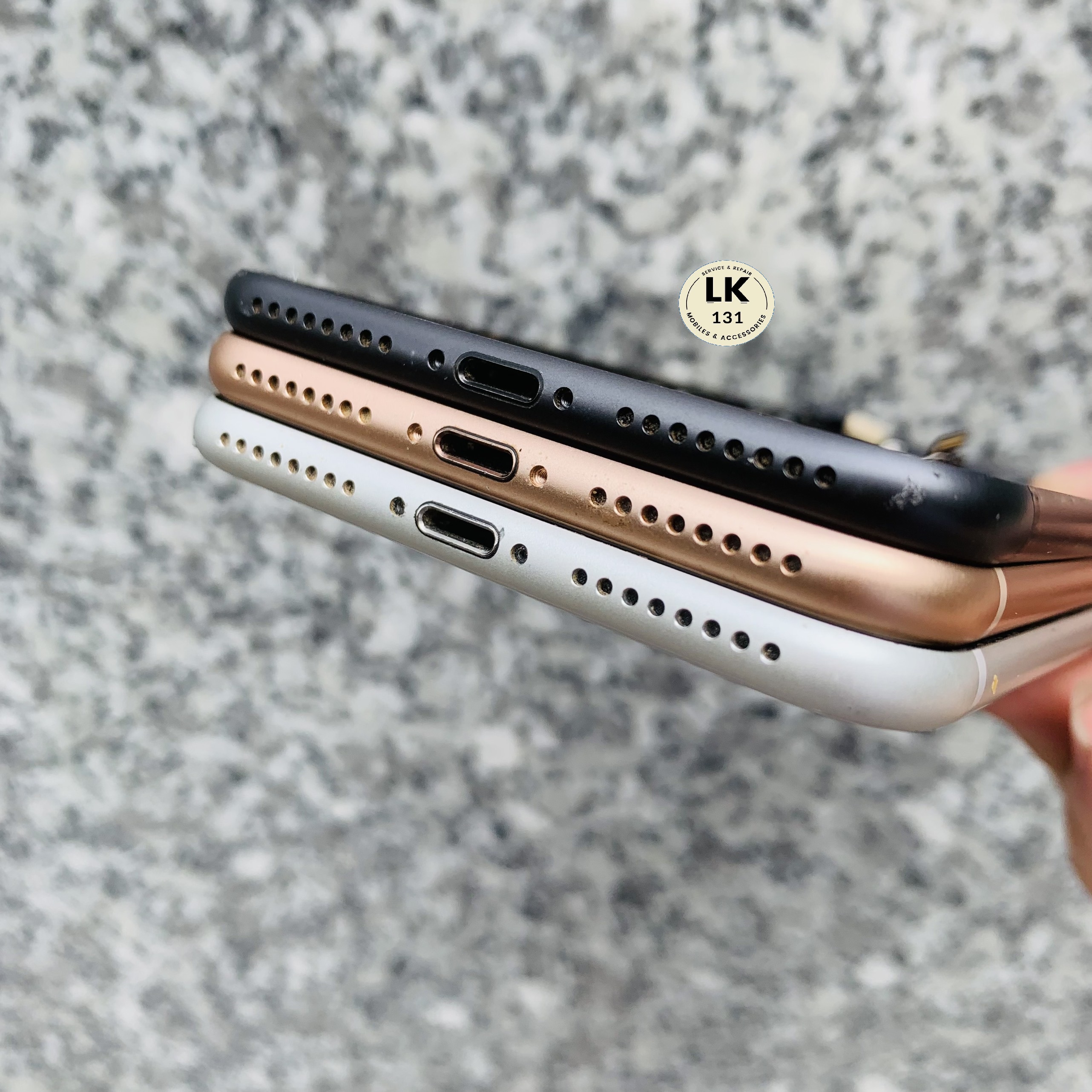 Cụm lưng zin máy 8plus màu đen, vàng, trắng