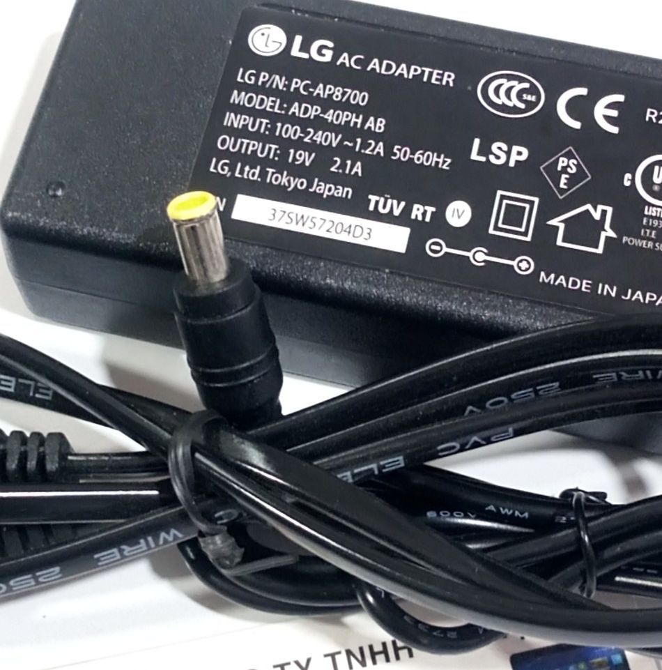 Adapter LCD LG 19V - 2.1A (Đầu kim 6.5mm X 4.4mm)