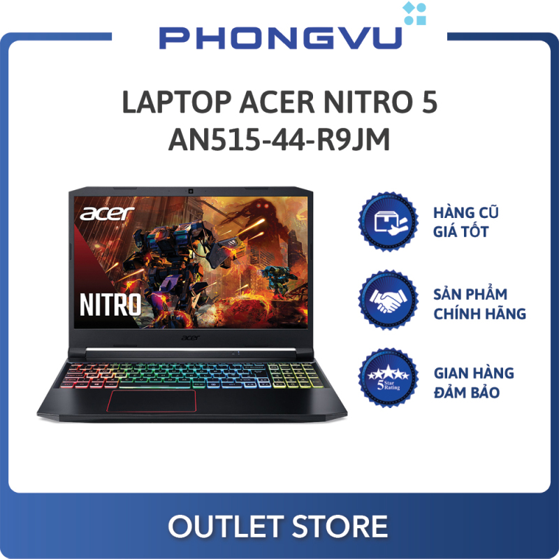 Bảng giá Laptop Acer Nitro 5 AN515-44-R9JM (NH.Q9MSV.003) (AMD Ryzen 5 4600H) (Đen) - Laptop cũ Phong Vũ