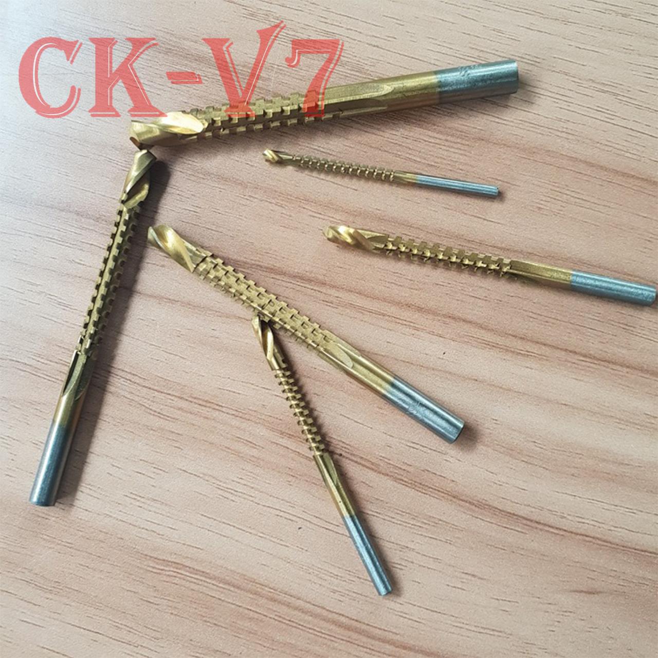 Bộ 6 Mũi Khoan Răng Cưa Phủ Titanium