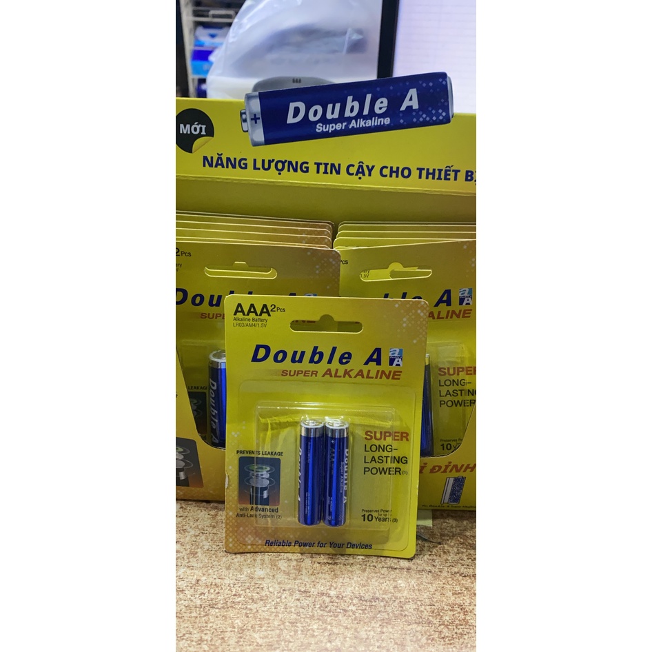 (2 Viên) Pin AA - AAA Double A Super Alkaline