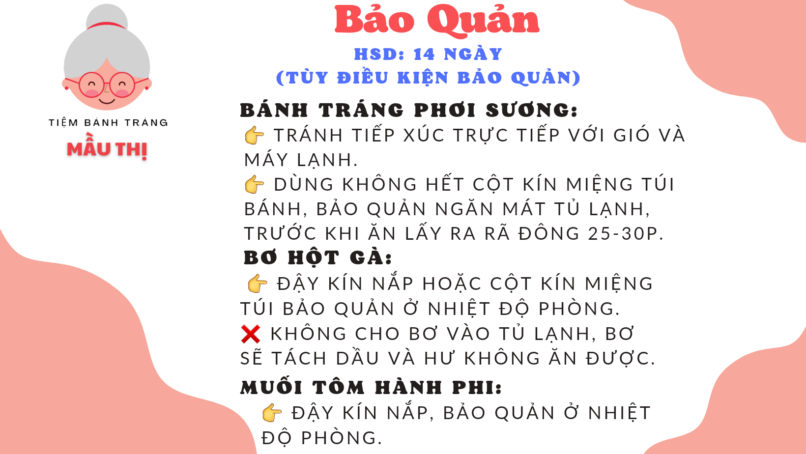 Combo Siêu Bơ 500g Bánh Tráng + 500g Bơ Hột Gà + 400g Muối Tép Hành Phi
