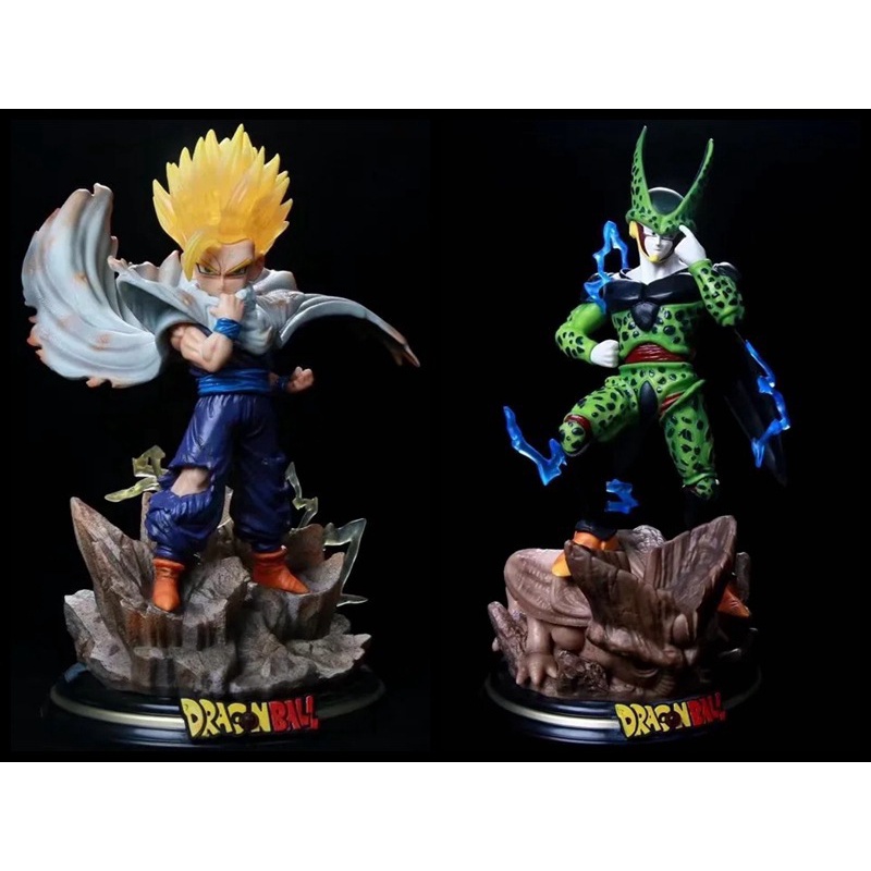 Mô Hình Dragonball - Gohan - Piccolo - Cell Wcf Có Led Siêu Đẹp