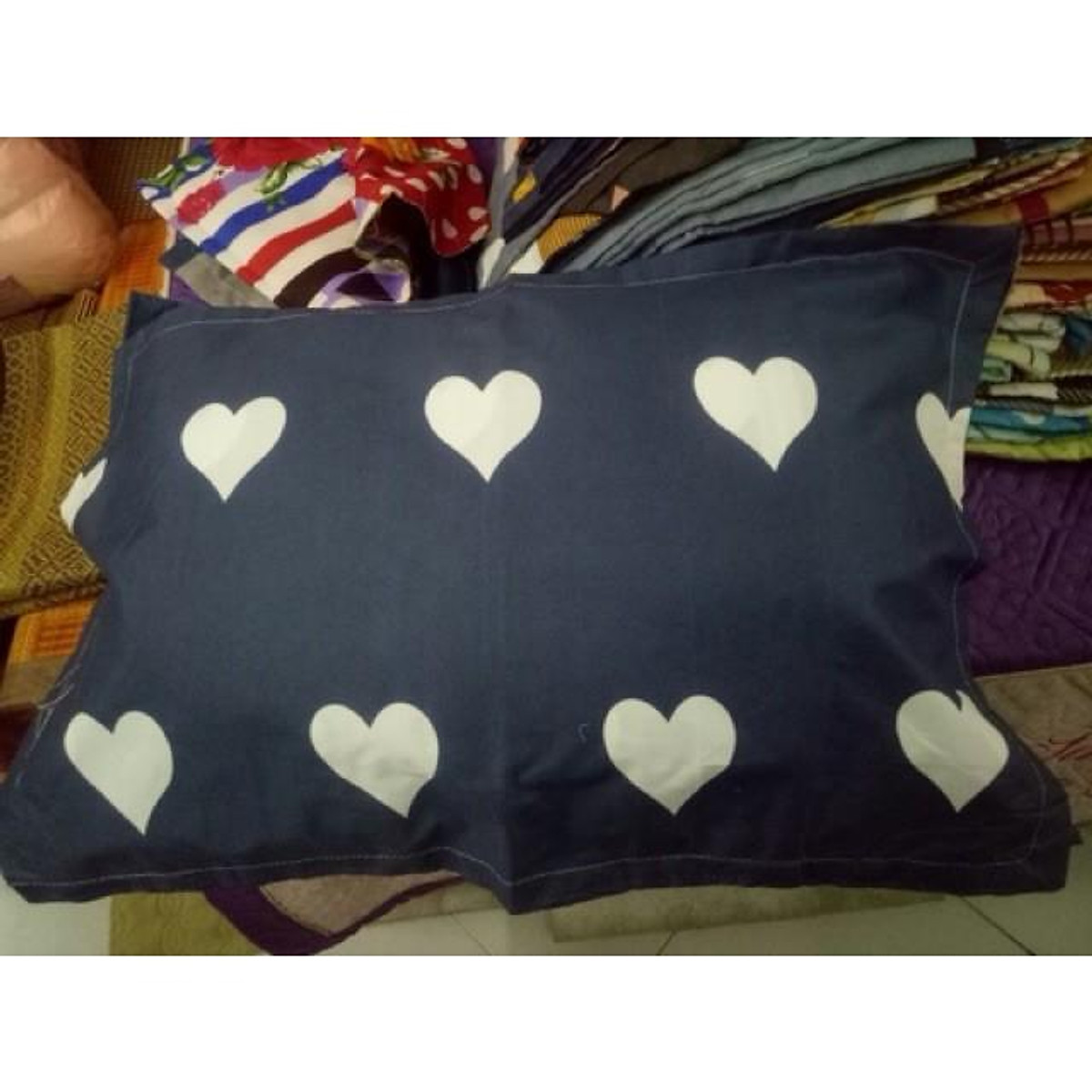 Vỏ gối nằm Cotton poly kt 40*60cm