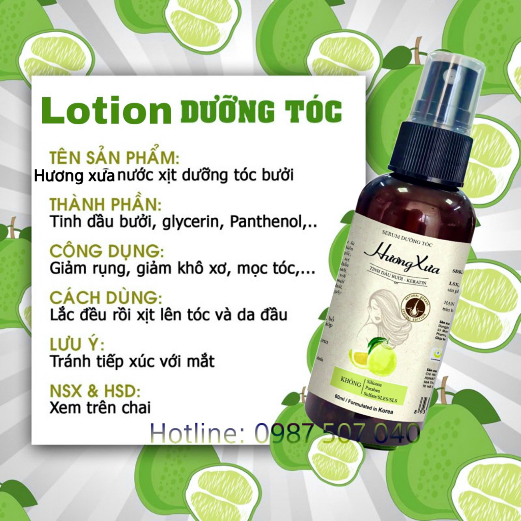 Serum Dưỡng Tóc Hương Xưa 60ml
