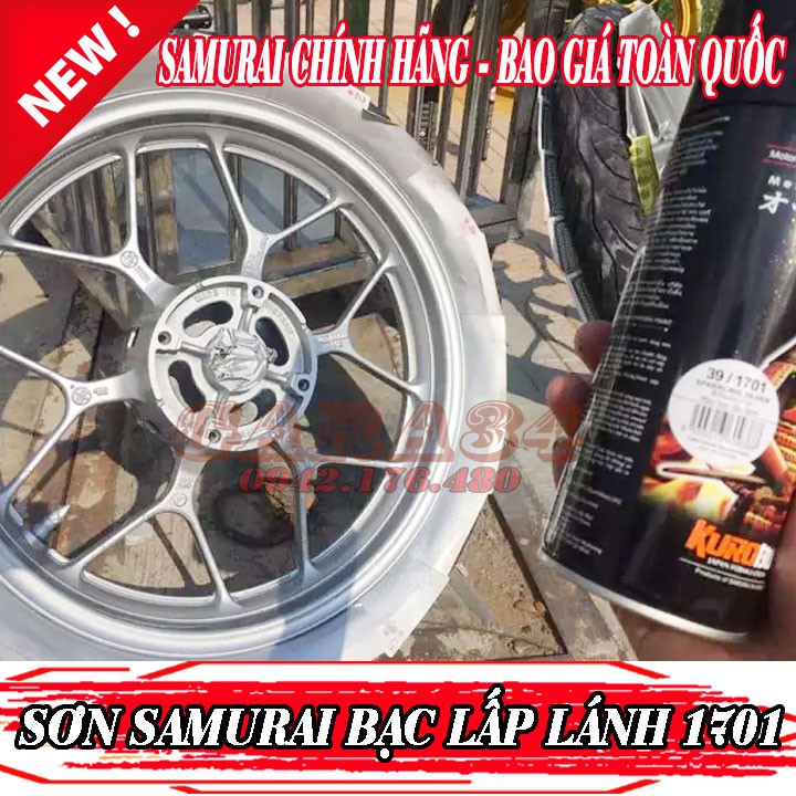 [HCM]COMBO SƠN SAMURAI MÀU BẠC LẤP LÁNH 1701