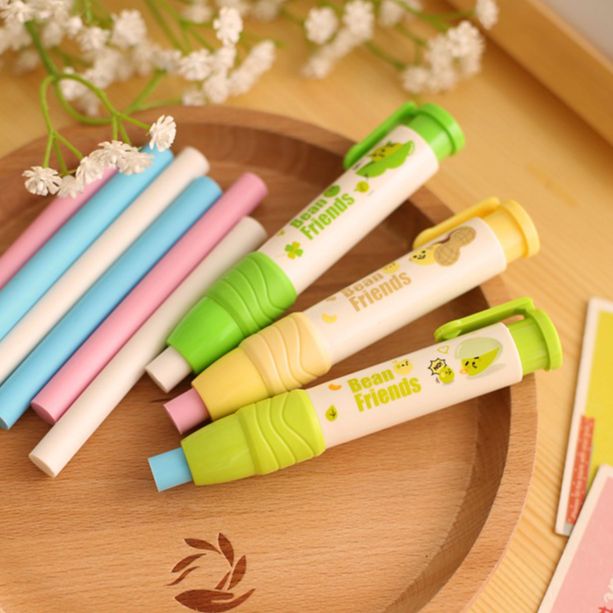 Combo 2 cây gôm bấm tẩy bút chì Lantu 309-3