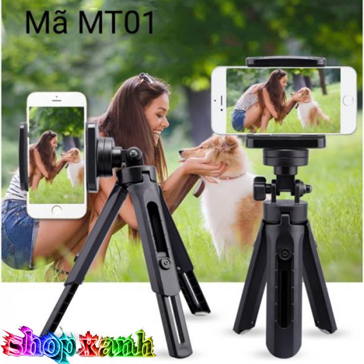 Giá đỡ điện thoại 3 chân Tripod MT01 mini siêu chắc