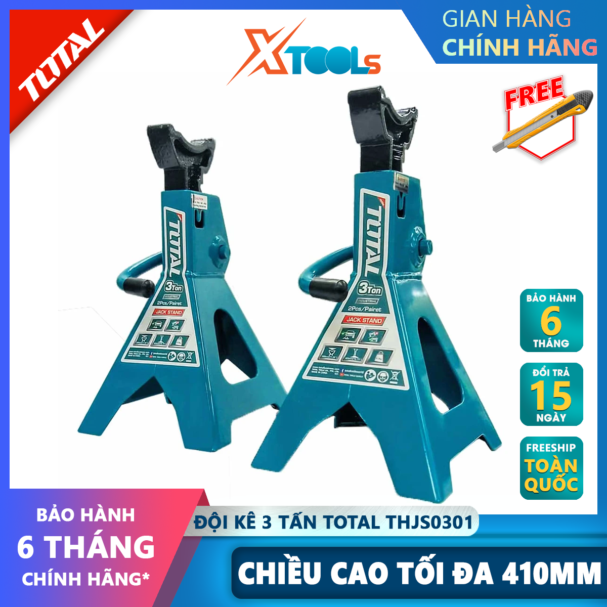 3 ton pallet team total thjs0301 car rope lifting height 270m Max lifting height 410mm net weight 6.1kg xtools