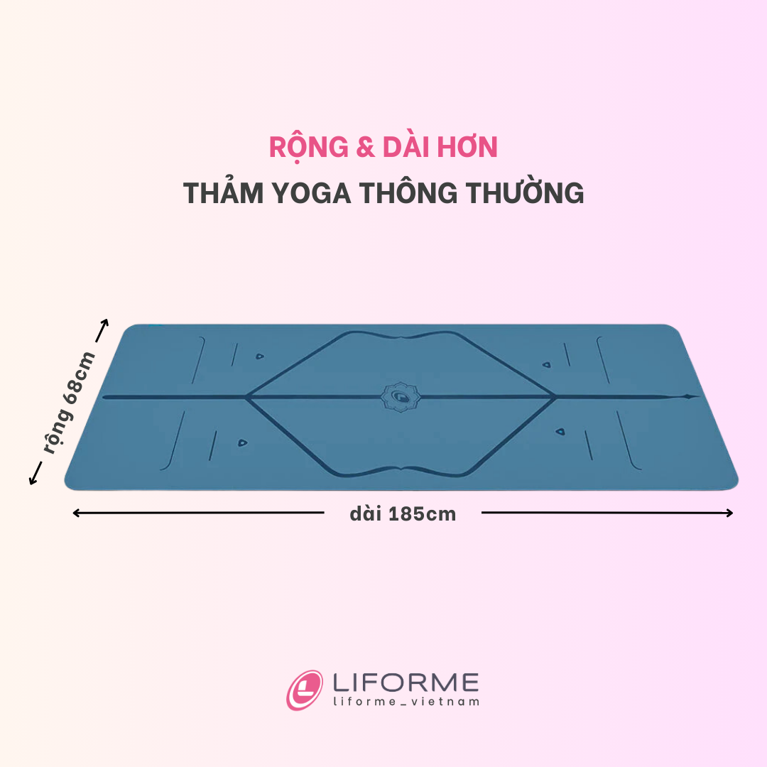 Liforme Classic Yoga Mat 4.2mm - Blue