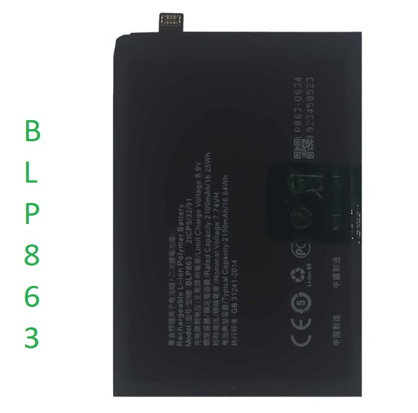 Pin oppo blp863 oppo reno 6 5g