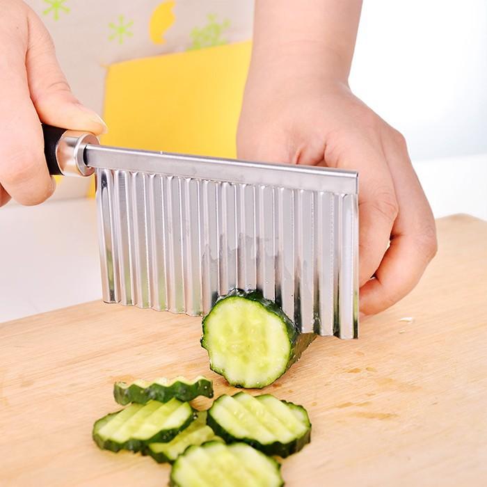 Dao sóng cắt củ quả thạch, dao cắt củ quả, dao chắn thạch, dao cắt thạch, dao răng cưa, dao cắt khoai
