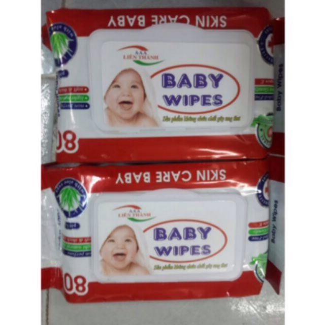 [HCM]Khăn ướt Baby bịch 80 tờ