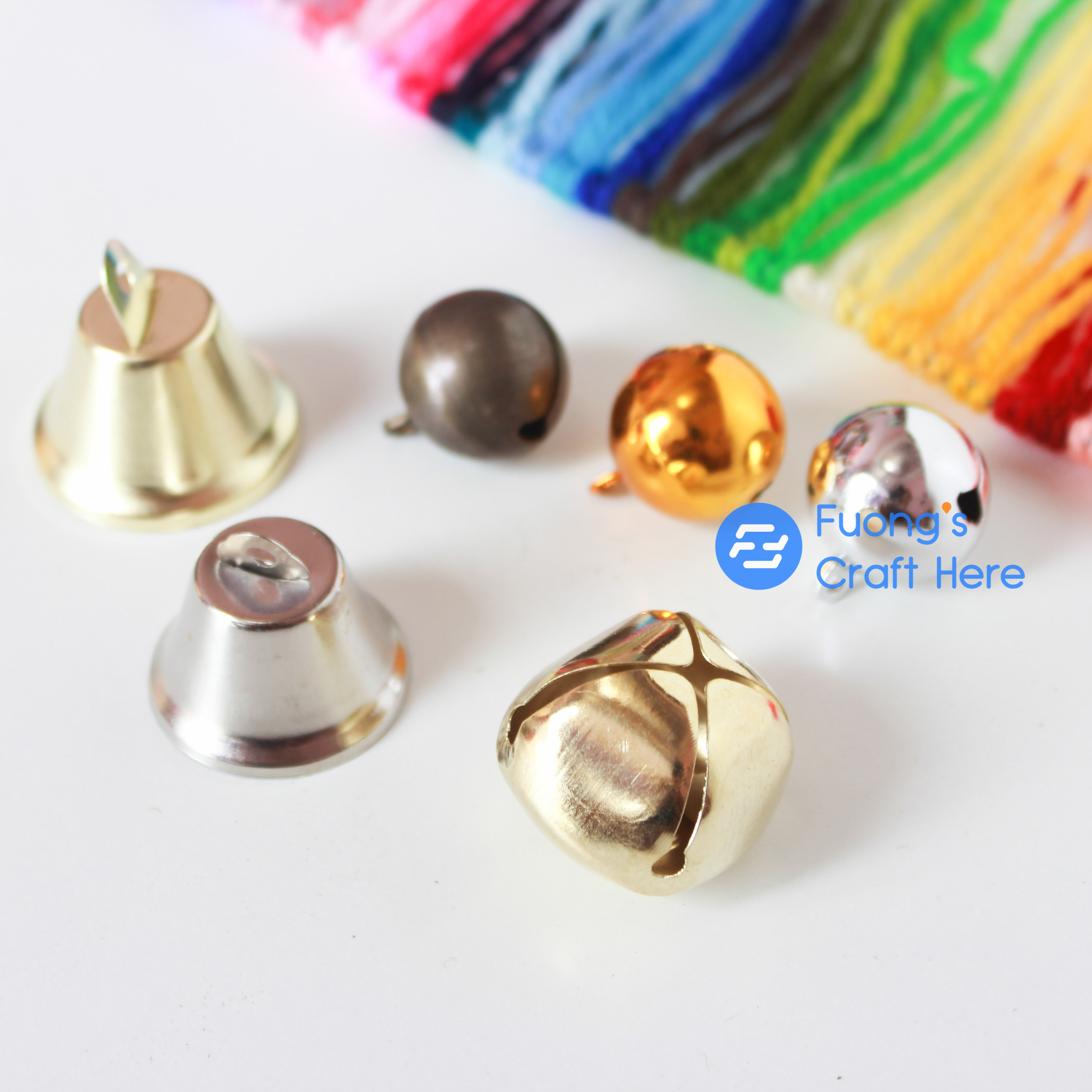 Chuông lục lạc làm đồ handmade