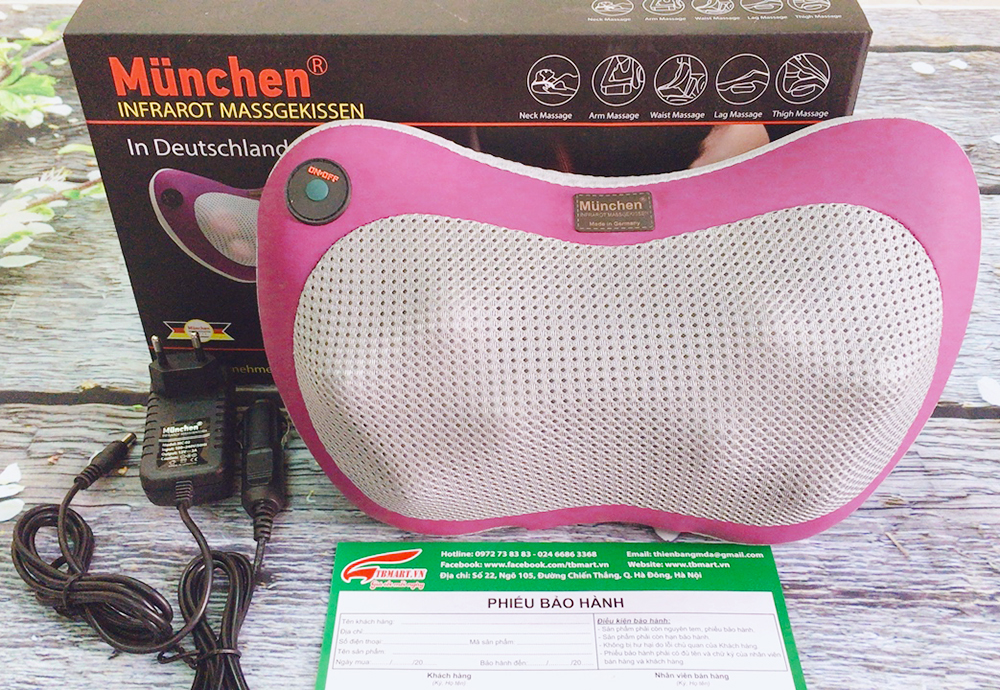 Gối Mát Xa Hồng Ngoại Munchen Đức - Made In Germany
