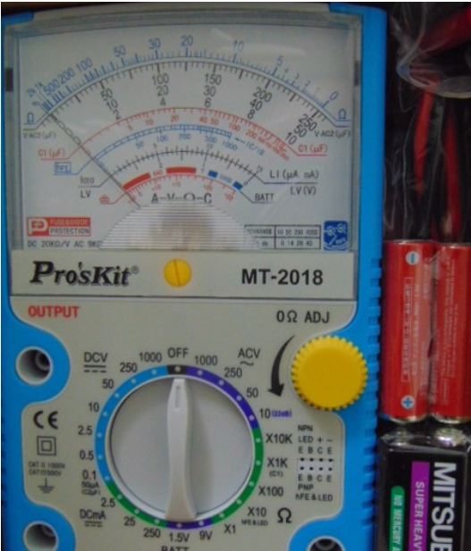 Đồng hồ kim MT-2018 Proskit MỚI Đài Loan