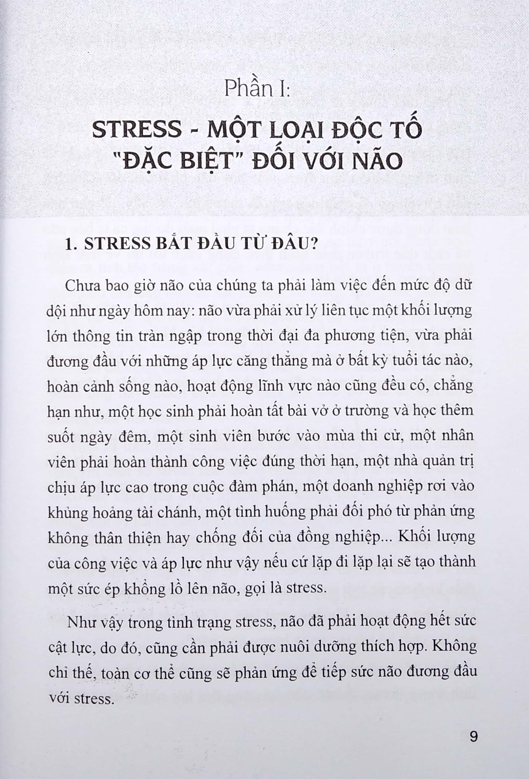 Sách Fahasa - Chế Độ Ăn Bổ Trí Não Giảm Stress
