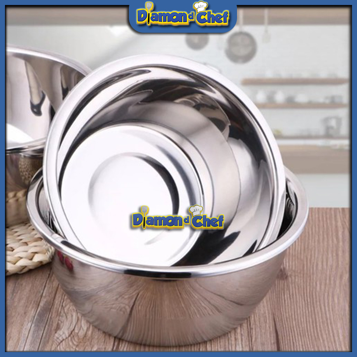 [HOT] Bát / Âu / Tô trộn bột, đánh trứng Inox 20cm