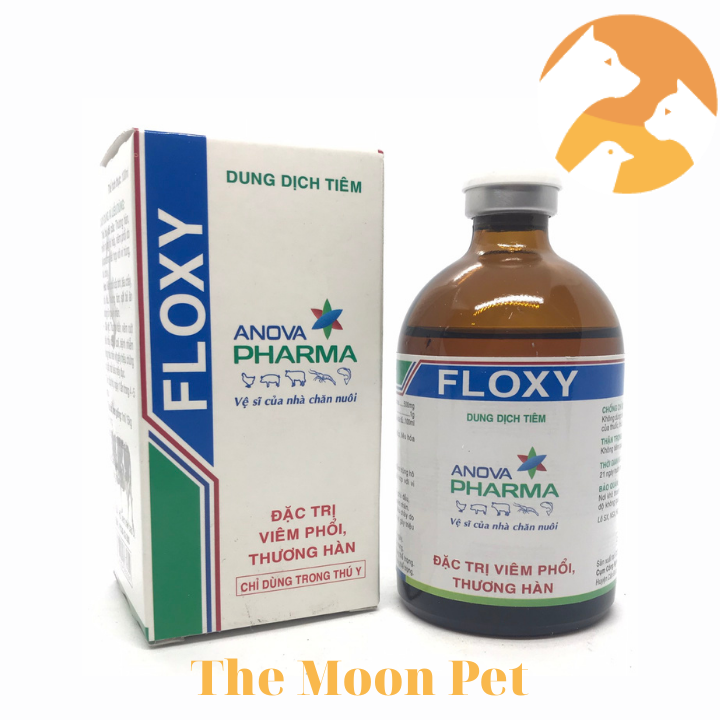 FLOXY [100 ml] Sản phẩm cho vật nuôi viêm phổi, thương hàng